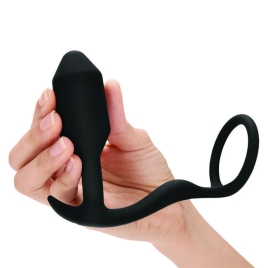 Пробка с кольцом b-Vibe Snug &amp; Tug