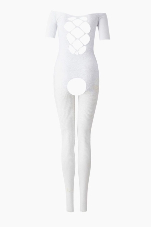 Белый комбинезон Le Frivole 04502