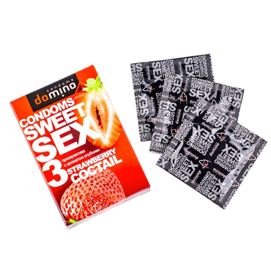 Презервативы DOMINO Sweet Sex Strawberry